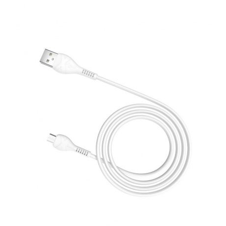 Дата-кабель Hoco X37 Cool power, USB - MicroUSB, белый (10505) - фото 2
