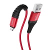 Дата-кабель Hoco X38 Cool, USB - MicroUSB, красный (10550)