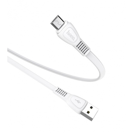 Дата-кабель Hoco X40 Noah, USB - MicroUSB, белый (11687) - фото 3