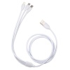 Дата-кабель mobility 3в1, USB – microUSB + Lightning + Type-C, 2...