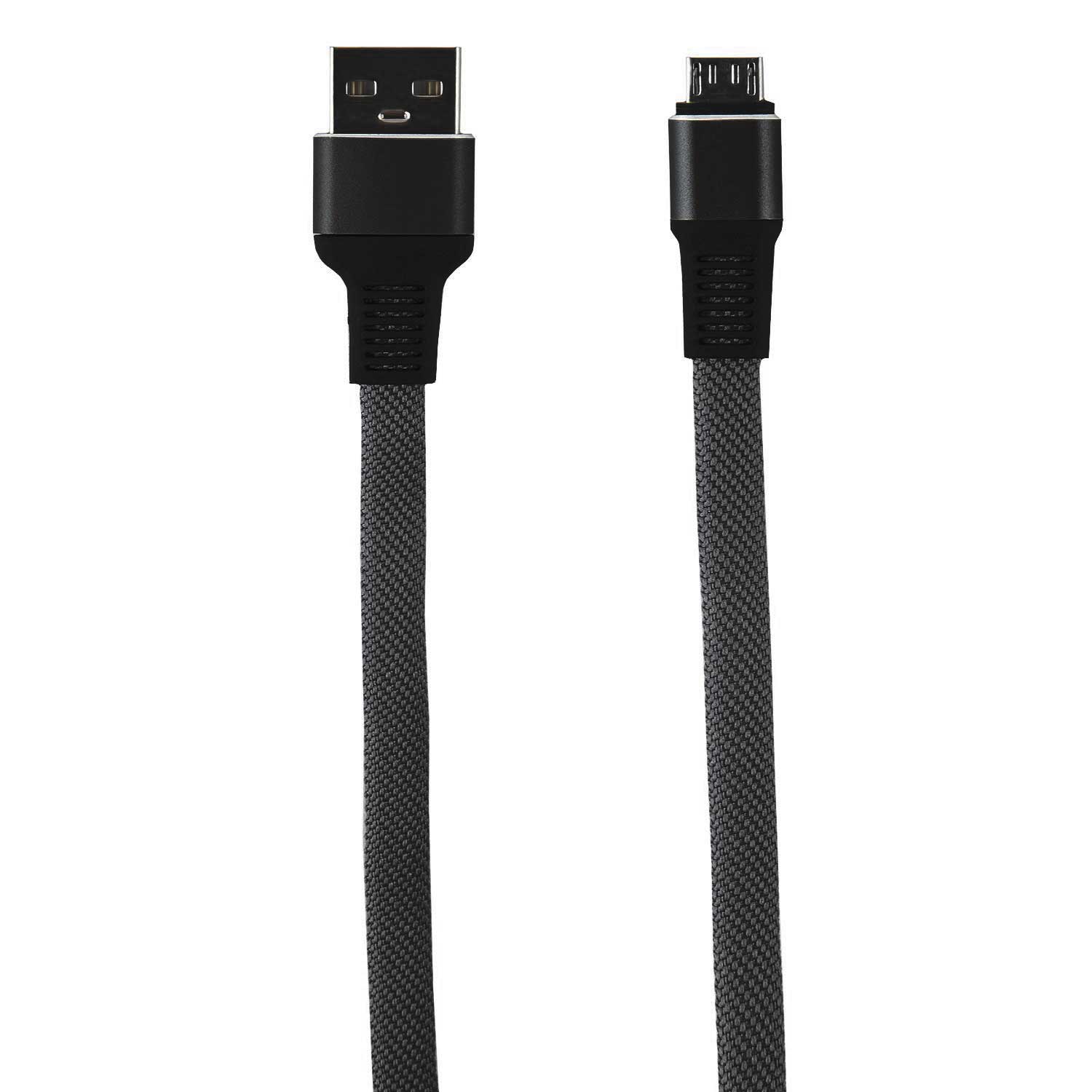 Дата-Кабель Red Line Flat USB - Micro USB, черный УТ000029897 цена и фото