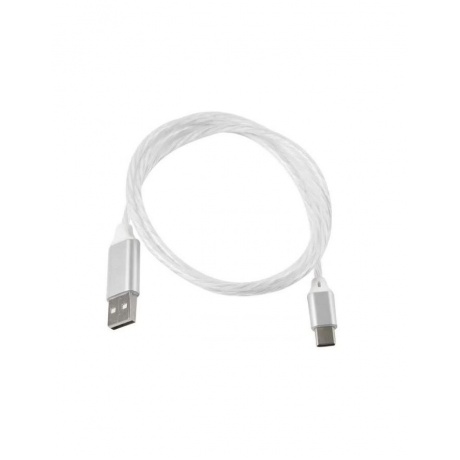 Дата-кабель Red Line LED USB - TYPE-C, белый УТ000022103 - фото 2