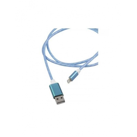 Дата-кабель Red Line LED USB – 8-pin, синий УТ000023150 - фото 1