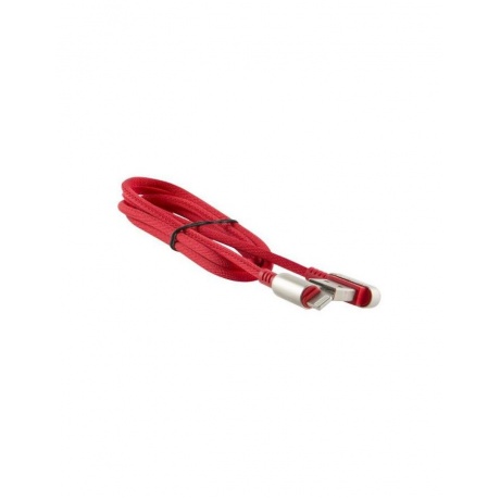 Дата-Кабель Red Line Loop USB - Lightning, красный УТ000016350 - фото 1