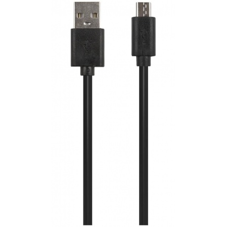 Дата-кабель Red Line USB - micro USB, 2A, 20 см, черный УТ000020232 - фото 1