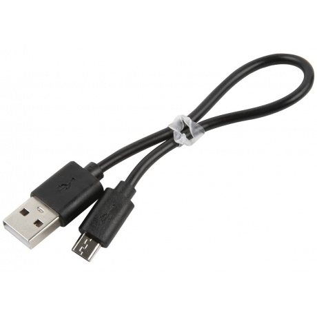 Дата-кабель Red Line USB - micro USB, 2A, 20 см, черный УТ000020232 - фото 2