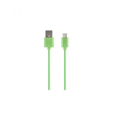 Дата-кабель Red Line USB - Type-C, зеленый УТ000011571 - фото 1