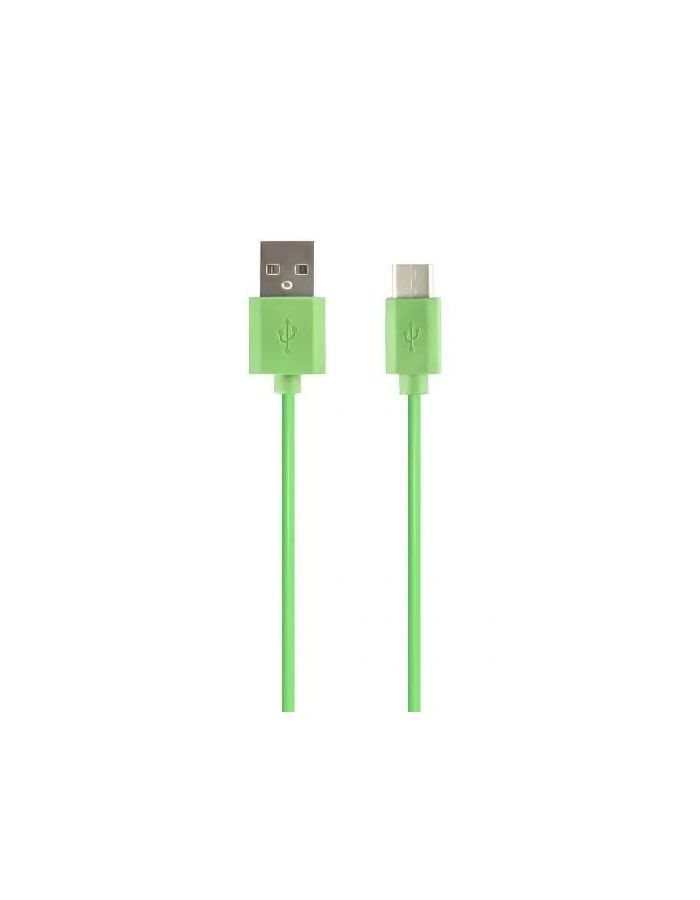 Дата-кабель Red Line USB - Type-C, зеленый УТ000011571 цена и фото