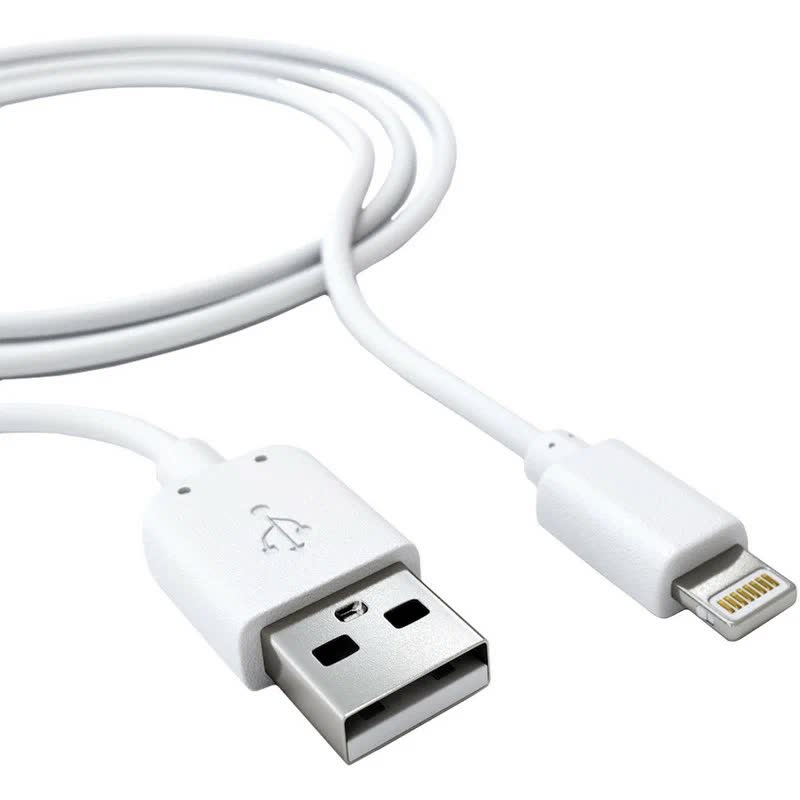 Дата-кабель Red Line USB – 8 – pin для Apple (2 метра), белый УТ000009513 цена и фото