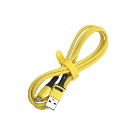 Дата-Кабель USAMS US-SJ435 U52 USB - Micro (1 м), желтый (SJ435USB03) - фото 1