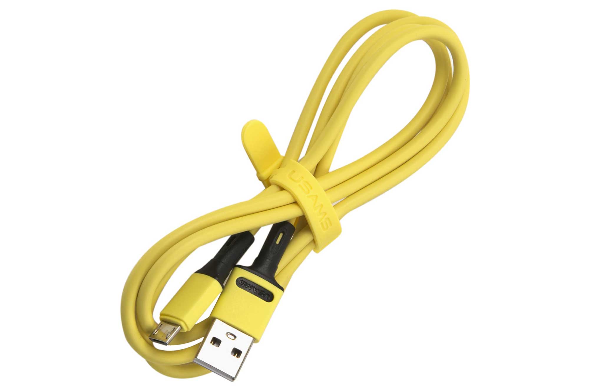 Дата-Кабель USAMS US-SJ435 U52 USB - Micro (1 м), желтый (SJ435USB03) дата кабель usams us sj435 u52 usb micro 1 м желтый sj435usb03