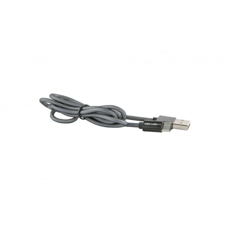 Дата-кабель Круглый Red Line USB - Type-C fishnet, черный УТ000013946 - фото 2