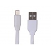 Дата-кабель Плоский Red Line USB - 8 - pin для Apple (2A), белый...