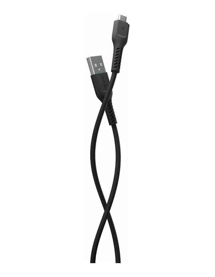 Дата-кабель More choice USB 2.0A для micro USB K16m TPE 1м (Black) дата кабель more choice k16m purple usb 2 0a micro usb tpe 1м