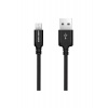 Дата-кабель More choice USB 2.1A для micro USB K12m нейлон 1м (B...
