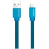 Дата-кабель More choice USB 2.1A для micro плоский USB K20m нейл...