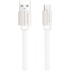Дата-кабель More choice USB 2.1A для micro плоский USB K20m нейл...