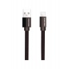 Дата-кабель More choice USB 2.1A для Type-C плоский K20a нейлон ...