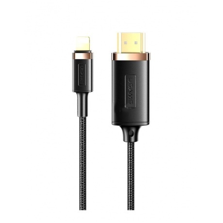 Кабель USAMS US-SJ509 U70 HDMI - Lightning, версия 1.4, 2м, нейл...