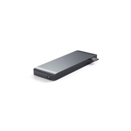 USB-хаб Satechi Type-C USB 3.0 Passthrough Hub для Macbook 12 серый космос - фото 3