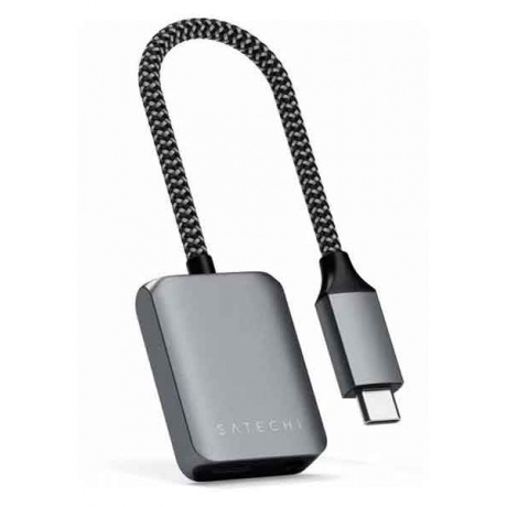 Кабель-адаптер Satechi USB-C to USB 3.0 серый космос - фото 3