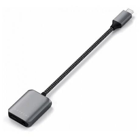 Кабель-адаптер Satechi USB-C to USB 3.0 серый космос - фото 5