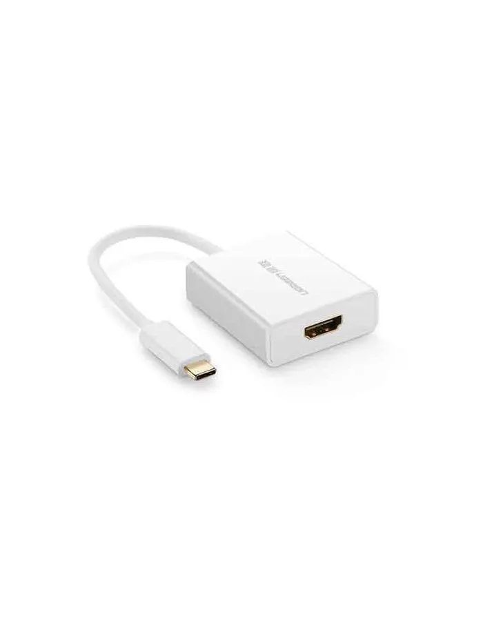 Адаптер UGREEN 40273 USB-C to HDMI Adapter белый - фото 2