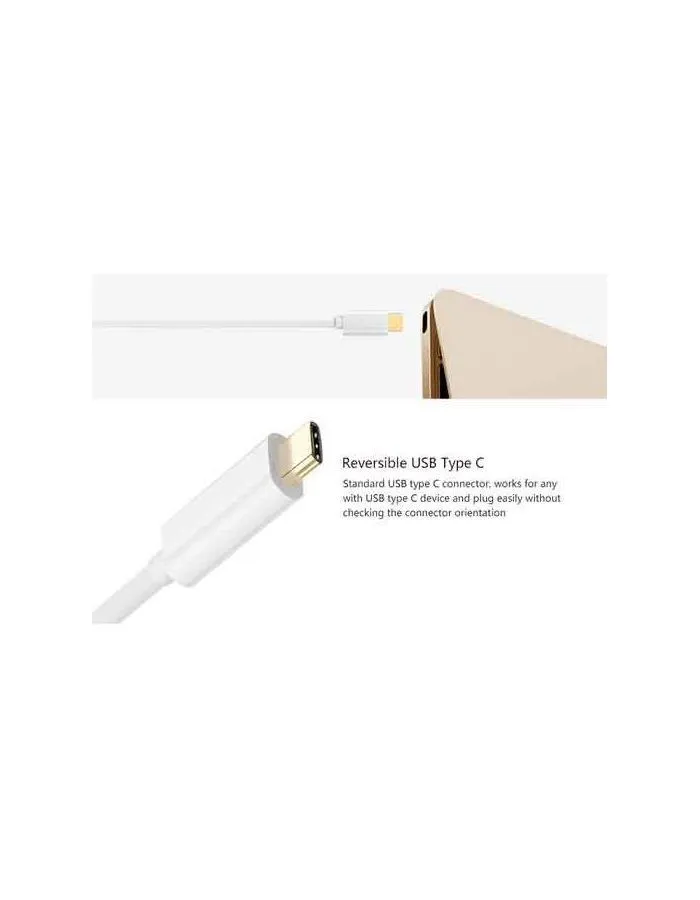 Адаптер UGREEN 40273 USB-C to HDMI Adapter белый - фото 5