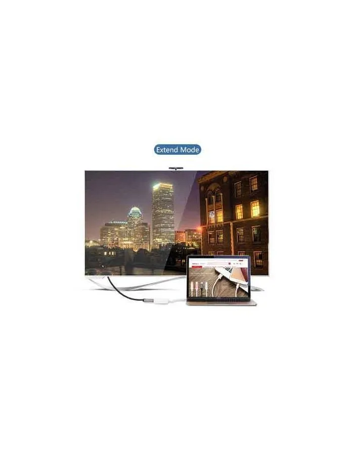 Адаптер UGREEN 40273 USB-C to HDMI Adapter белый - фото 8