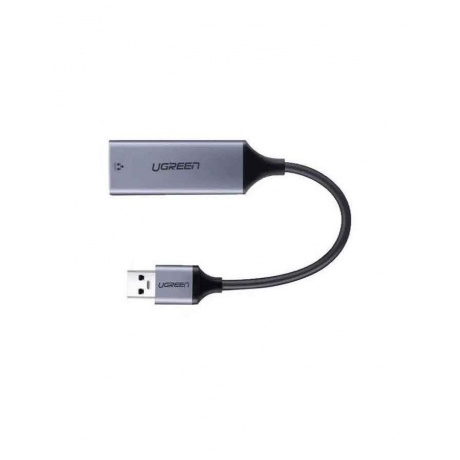 Адаптер UGREEN CM209 (50922) USB to RJ45 Ethernet Adapter Aluminum Case серый космос - фото 2