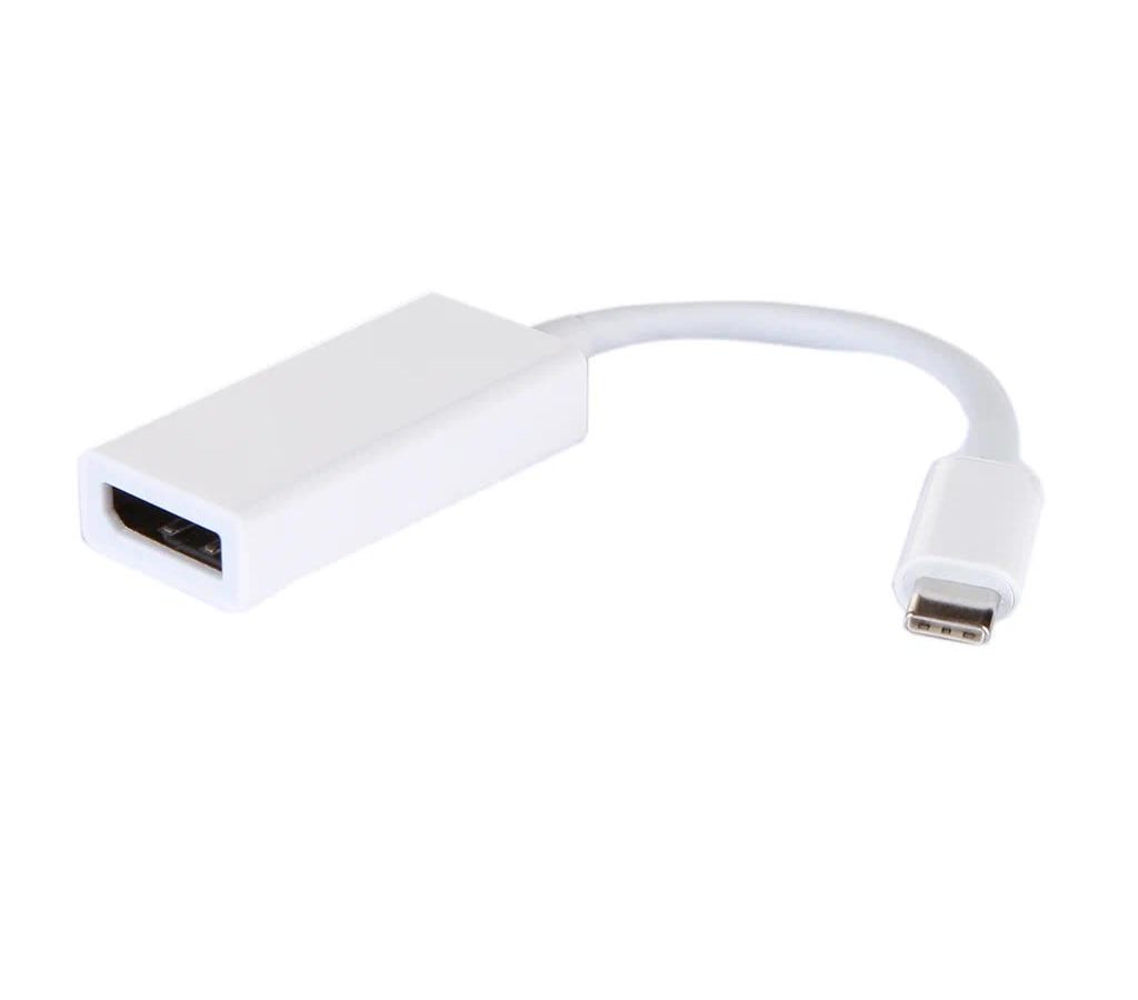 Адаптер UGREEN MM130 (40372) USB-C to DisplayPort Adapter белый 40372