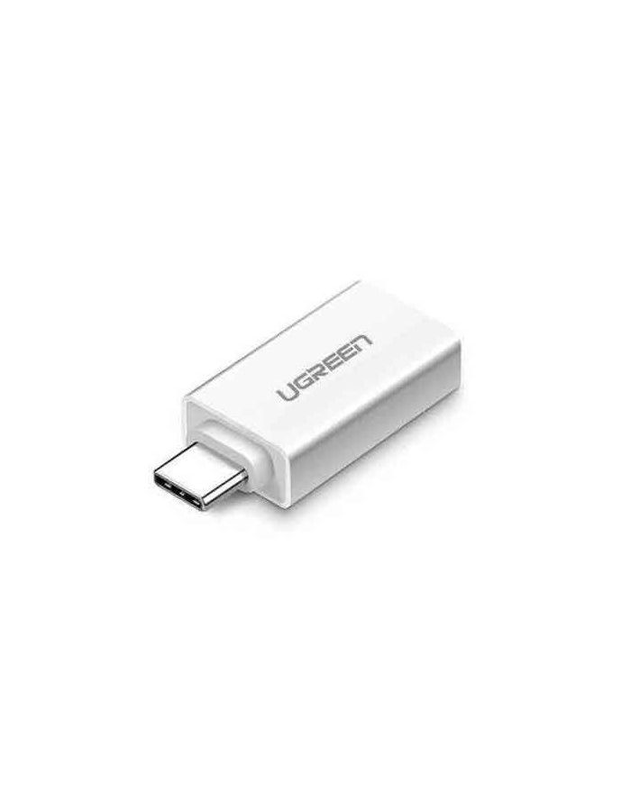 Адаптер UGREEN US173 (30155) USB-C to USB 3.0 A Female Adapter белый адаптер ugreen mm130 40372 usb c to displayport adapter белый