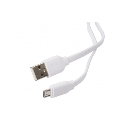 Дата-кабель Плоский Red Line USB - micro USB 2A, белый (УТ000023594) - фото 2