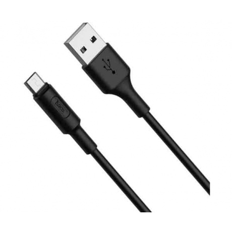 Дата-кабель Hoco X25 Soarer, USB - MicroUSB, черный (80121) - фото 2