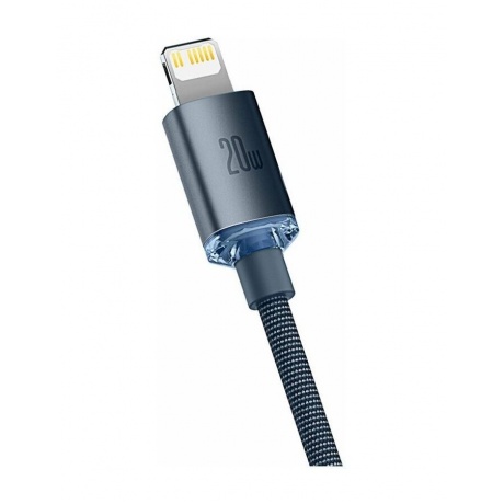 Кабель Baseus Crystal Shine USB Type-C to Lightning 20W 1.2m Black CAJY000201 - фото 5