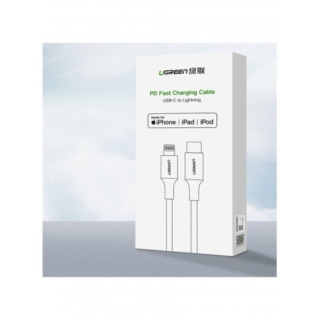 Кабель Ugreen US304 USB-C - Lightning 1m Silver 70523 - фото 4