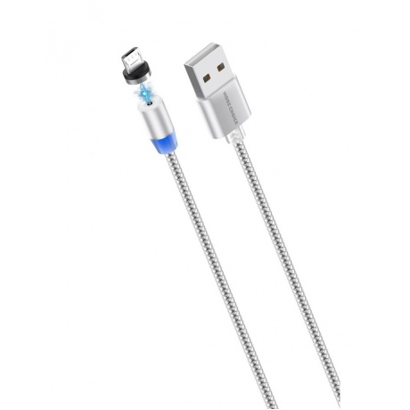 Дата-кабель More choice K61Sm Silver Smart USB 3.0A - фото 1