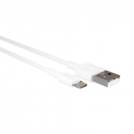 Дата-кабель More choice K14i TPE 2.0A Lightning 8-pin White USB - фото 1