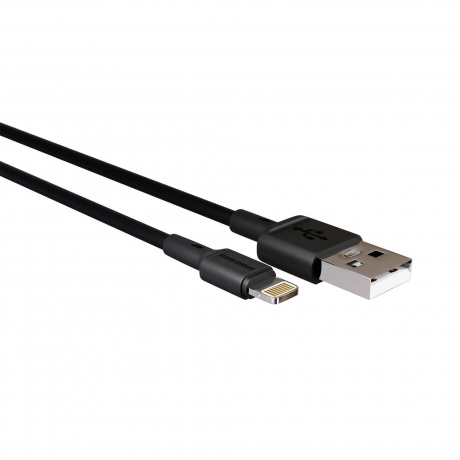 Дата-кабель More choice K14i TPE 2.0A Lightning 8-pin Black USB 0.25m - фото 1