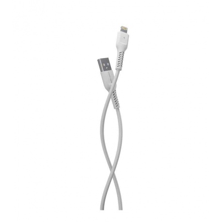 Дата-кабель More choice K16i White USB 2.0A Apple 8-pin TPE 1м - фото 1