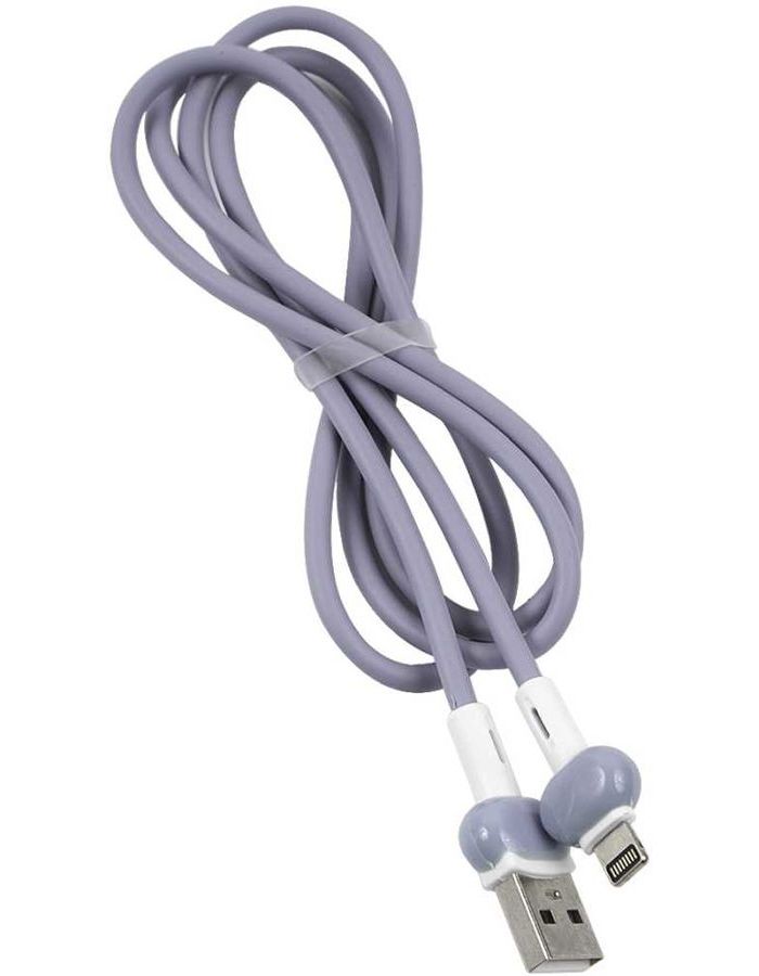 Дата-Кабель Red Line Candy USB - Lightning, фиолетовый цена и фото