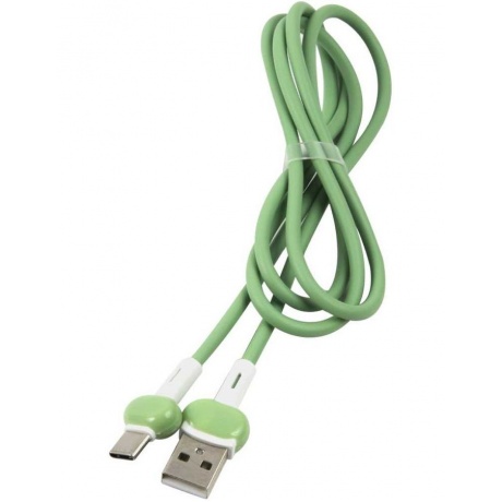 Дата-Кабель Red Line Candy USB - Type-C, зеленый - фото 1