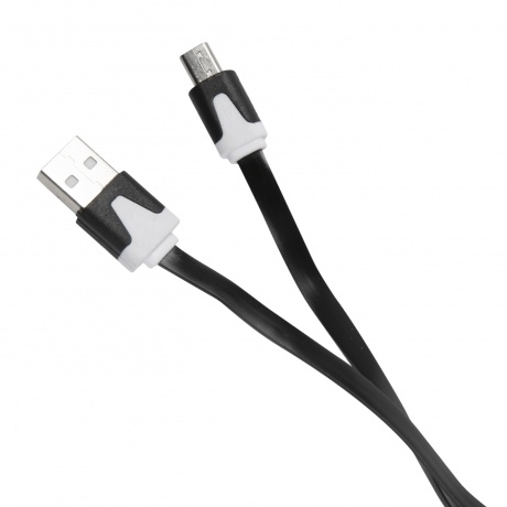 Дата-кабель плоский Red Line USB - micro USB (lite), оранжевый (УТ000010323) - фото 1