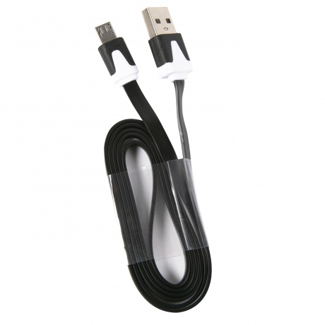 Дата-кабель плоский Red Line USB - micro USB (lite), оранжевый (УТ000010323) - фото 2