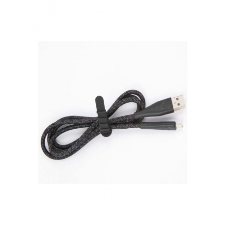 Дата-Кабель USAMS-SJ395 USB - Type-C (2 м) нейлоновая оплетка, черный (SJ395USB01) - фото 4