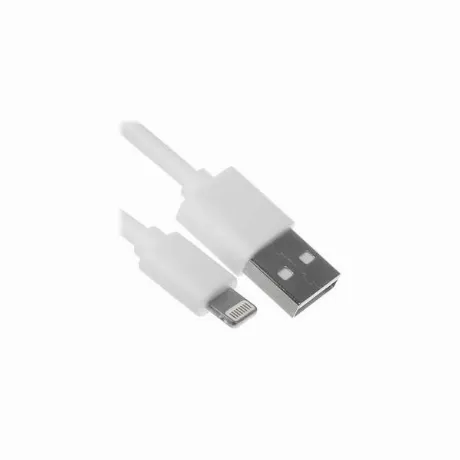 Дата-Кабель Red Line USB-A - lightning, 1метр,3А, белый