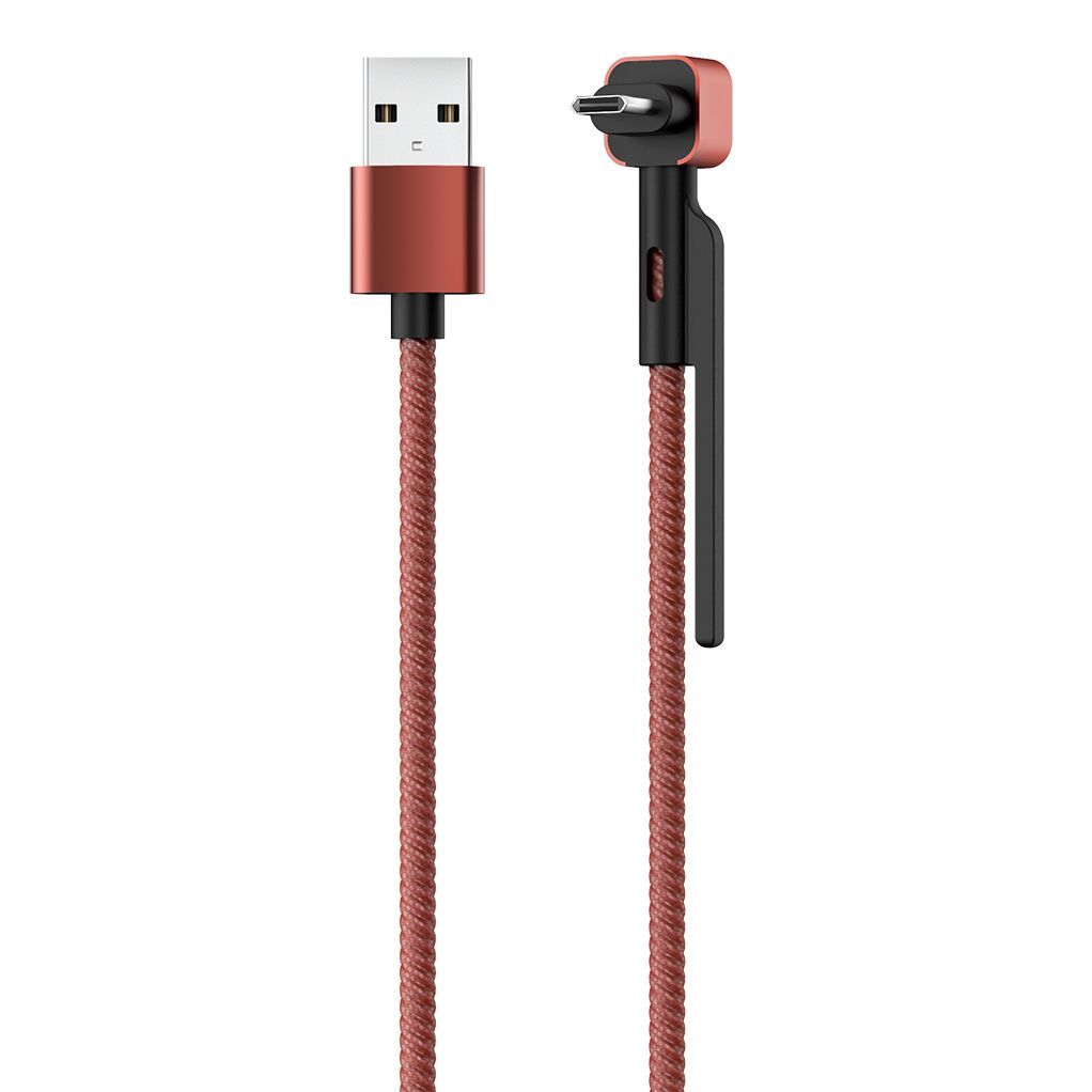 Кабель OLMIO STAND, USB 2.0 - microUSB, 1.2м, 2.1A