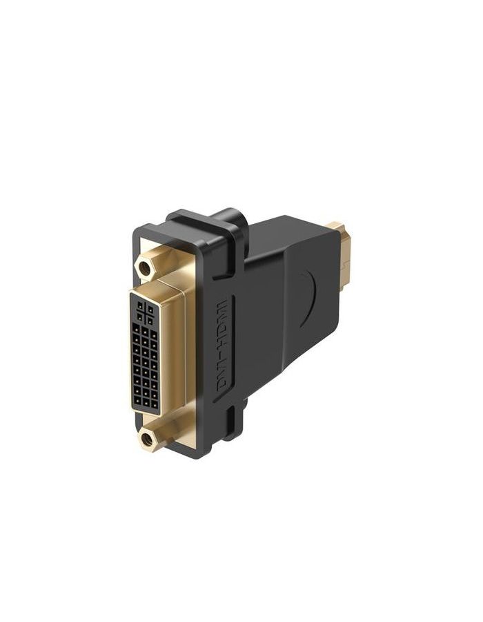Адаптер UGREEN (20123) HDMI Male to DVI (24+5) Female Adapter черный dvi to hdmi compatible adapter converter hdmi compatible male to dvi 24 5 female converter adapter 1080p for hdtv projector moni