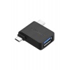 Адаптер UGREEN (30453) 2 in 1 Adapter Micro USB Male + USB Type ...