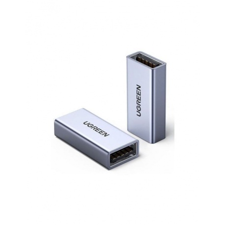 Адаптер UGREEN US381 (20119) USB3.0 A/F to A/F Adapter Aluminum Case Silver - фото 3